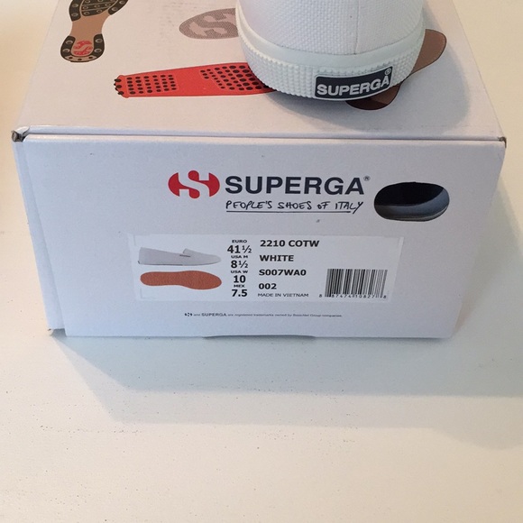 NWT Superga 2210 COTW White Shoes 10 - Picture 3 of 4